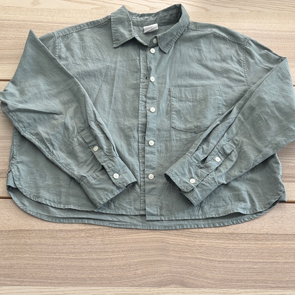 GAP Sage Green Big Shirt